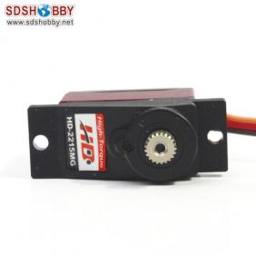 Power HD 2.2kg/13.5g Micro Mini Digital Servo HD-2215MG for Sailplanes, Helicopters, Cars and Airplanes