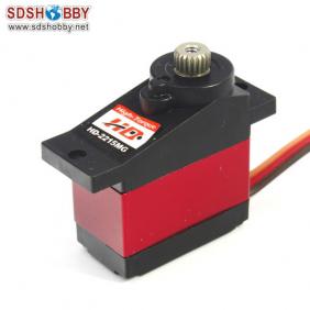 Power HD 2.2kg/13.5g Micro Mini Digital Servo HD-2215MG for Sailplanes, Helicopters, Cars and Airplanes