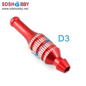 New Prolux #1594 Fuel Filter/Filler Nozzle D4.5xD4xL28 -Red Color