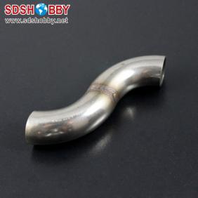 S-Manifold Exhaust Pipe/Bent Pipe L85mm/ D16mm for Nitro Engine 21-25A