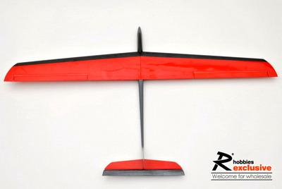 2Ch RC EP 1.2M Speedo Pro Mark II Glider - Red / Gold Carbon Front Edge (US Warehouse)