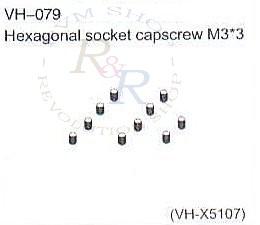 Hexagonal socket capscrew M3*3 (VH-X5107)