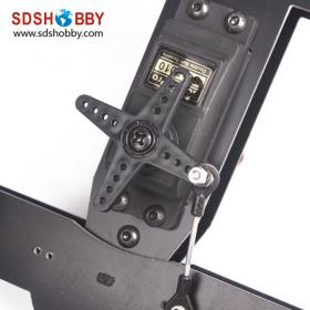 Dual-Axle Shock Absorption FPV Camera Gimbal with Three Servos