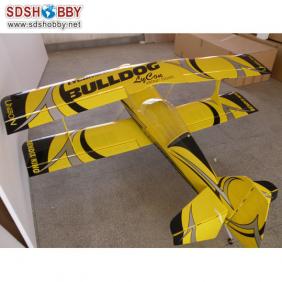 Pitts-s12 50cc RC Model Gasoline Airplane ARF /Petrol Airplane -- Bulldog Yellow New Color Scheme (C)