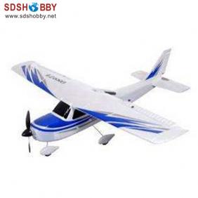 Cessna EP 400 Foam Electric Airplane RTF-Blue Color with 2.4G Radio, Right Hand Throttle