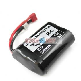 A123 Li-Fe Battery 2 Cells 6.6V 2300mAh 30C for RC Model Airplanes with Deans Plug