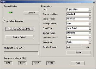 Eurgle 80A HV Brushless Motor Programmable ESC with Internal Data Recorder