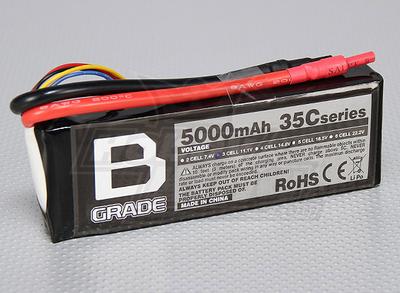 B-Grade 5000mAh 3S 35C Lipoly Battery