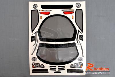 1/10 Dodge Viper SRT10 ACR-X PC Transparent 190mm RC Car Body
