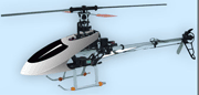 Black Hawk CCPM 450 3D Helicopter W/Motor,35A ESC HP-450EP