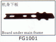 Board under main frame for SJM400 FG1001