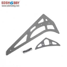 Helicopter Carbon fiber tail wing / 1.2mm H45032 for VWINRC 450 pro/ Align Trex 450 pro