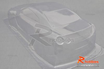 1/10 RC On-Road Car Nissan GTR PC Transparent 180mm Body with Light Box, Rear Spoiler &amp; Masking Tape