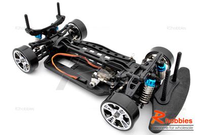 1/16 Scale EP RC Shaft-Drive Drift Car Chassis Assembled Kit
