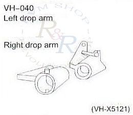 Left drop arm + Right drop arm (VH-X5121)