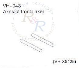 Axes of front linker (VH-X5128)