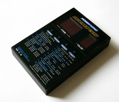 Programme Card for Ezrun/Xerun Series Electric Speed Controllers V2