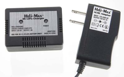 Heli-Max 3S LiPO Balance Charger AC Axe CPV3 HMXP1004