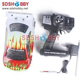 HSP 1/16 Scale Electric On-Road Touring Car RTR (Model NO.:94182) with 2.4G Radio, RC380 Motor, 7.2V 1100mAh Battery