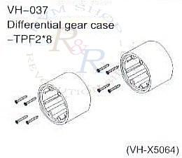 Differental gear case-TPF2*8 (VH-X5064)