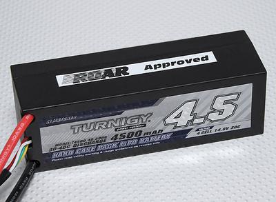 Turnigy 4500mAh 4S 30C hardcase pack (ROAR APPROVED)