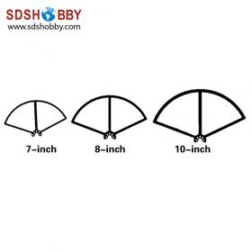 4pcs* 8in DIY Glass Fiber Propeller Anti-collision /Shielding Ring for Quadcopter/ Hexrcopter / Octocopter/ Multicopter- Black