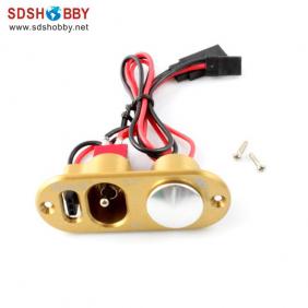 Single Power Switch with Fuel Dot Yellow Color