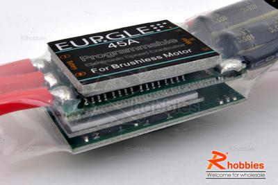 Eurgle 45A Brushless Motor Programmable ESC with Internal Data Recorder