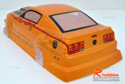 1/10 FORD Focus 66 Mustang GT350 PVC Analog Painted RC Car Body