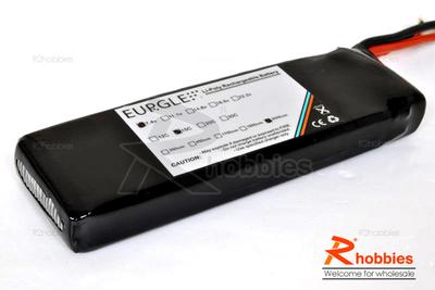 Eurgle 7.4v 2S1P 15C 2000mAh Lithium Polymer Lipo Battery
