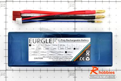 Eurgle 7.4v 2S1P 35C 5200mAh RC Car Performance Lithium Polymer Lipo Battery