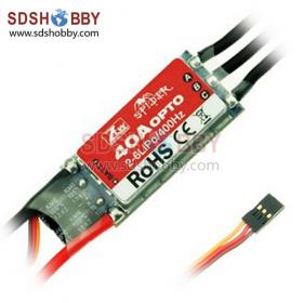 ZTW Spider-Series 40A OPTO Brushless ESC 3S-6S for Multi-Rotor Helicopter