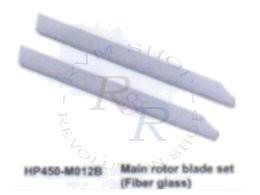 HP450-M012B MAIN ROTOR BLADE SET(FIBER GLASS)