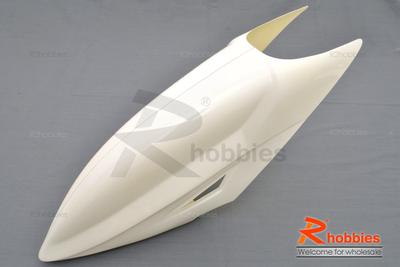 600 Helicopter Fiberglass Fuselage Canopy - White