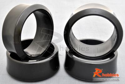 1/10 RC Car Rubber Diamond Cut 5 Degree DRIFT Tyres / Tires (4pcs)