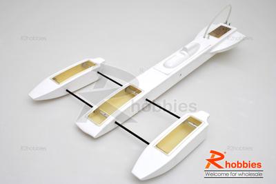 31.6" RC EP FRP Epoxy Fiberglass Sea Arrow ARR Racing Outrigger Boat (Unassembled Kit)