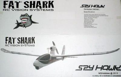 4 Channel Fatshark Spyhawk RTF FPV Plane with Goggles