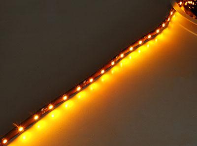 10mm Width 60-LED per Meter Water-proofing LED Lights Strip W/adhesive backing 90CM  - Yellow