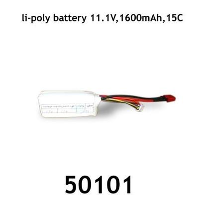 Redcat Racing LiPo Battery 11.1V,1600mAh,15C REDAT-50101
