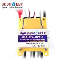 FVT 80A High Voltage Brushless ESC/Speed Controller (Swallow Series) for RC Airplane with BIHELI Program
