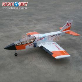 Fire Bird Jet Trainer/Jet Airplane ARF- Orange & White Color (Can be Equipped with Kingtech K60)