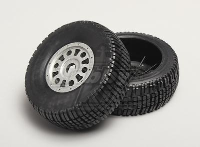 1/8 SCT Tire/Wheel 17mm Hex