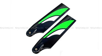 SAB Green 115mm Carbon Fiber Tail Blades - Green Goblin 700