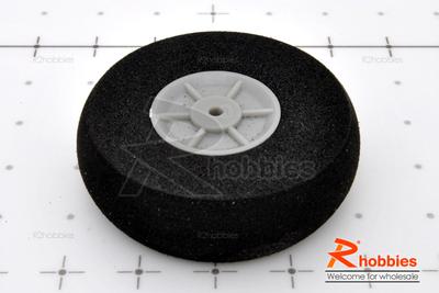 Î¦40xH12mm Plastic Landing Wheel + Solid Sponge Tyre