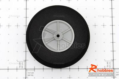 Î¦70xH24mm Plastic Landing Wheel + Solid Sponge Tyre