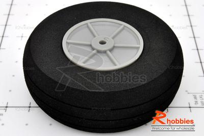 Î¦70xH24mm Plastic Landing Wheel + Solid Sponge Tyre