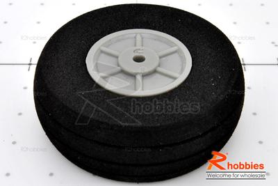 Î¦49.5 x H19 x Î¦3mm Plastic Landing Wheel + Solid Sponge Tyre