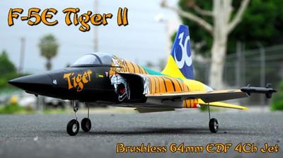 F-5 64mm Tiger EDF RC Jet PNP Version