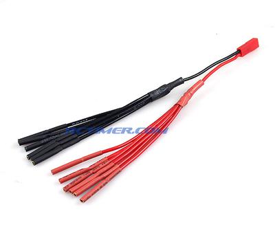 JST to 6 X 2mm Bullet Multistar ESC Power Breakout Cable