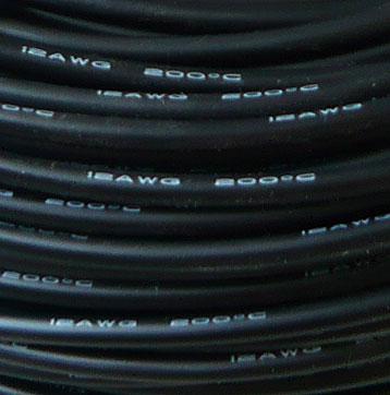 12AWG Silicon Wire Black (1Meter)